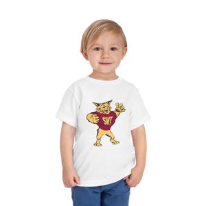 SWT, Old School, Southwest Texas, Kids Cotton Crew Tee