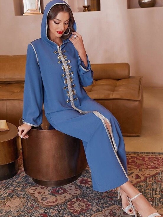 Djellaba style top