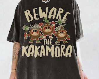 Camiseta vintage de Disney Moana ¡Cuidado con los Kakamora!, Camiseta de pirata de coco Kakamora, Camiseta de Moana, Conjuntos familiares a juego para un viaje a Disneyland