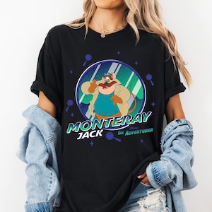Disney Chip &#39;N Dale Rettung Rangers Monterey Jack T-Shirt, Disney Chip n Dale Charakter Das Abenteurer Shirt, Disneyland Familienausflug Outfits