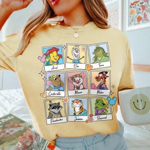 Disney Princess Sidekicks Photos Shirt, Disney Princess Security Aurora Ariel Belle Cinderella Tiana Shirt, Disneyland Girl Trip 2026 Shirt image 5