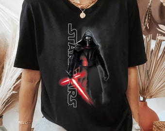 Star Wars Kylo Ren Episode 7 Logo Graphic T-Shirt ,  Disneyland Galaxy's Edge Trip shirt, May The 4th Be With You, shirt for Adult Kid