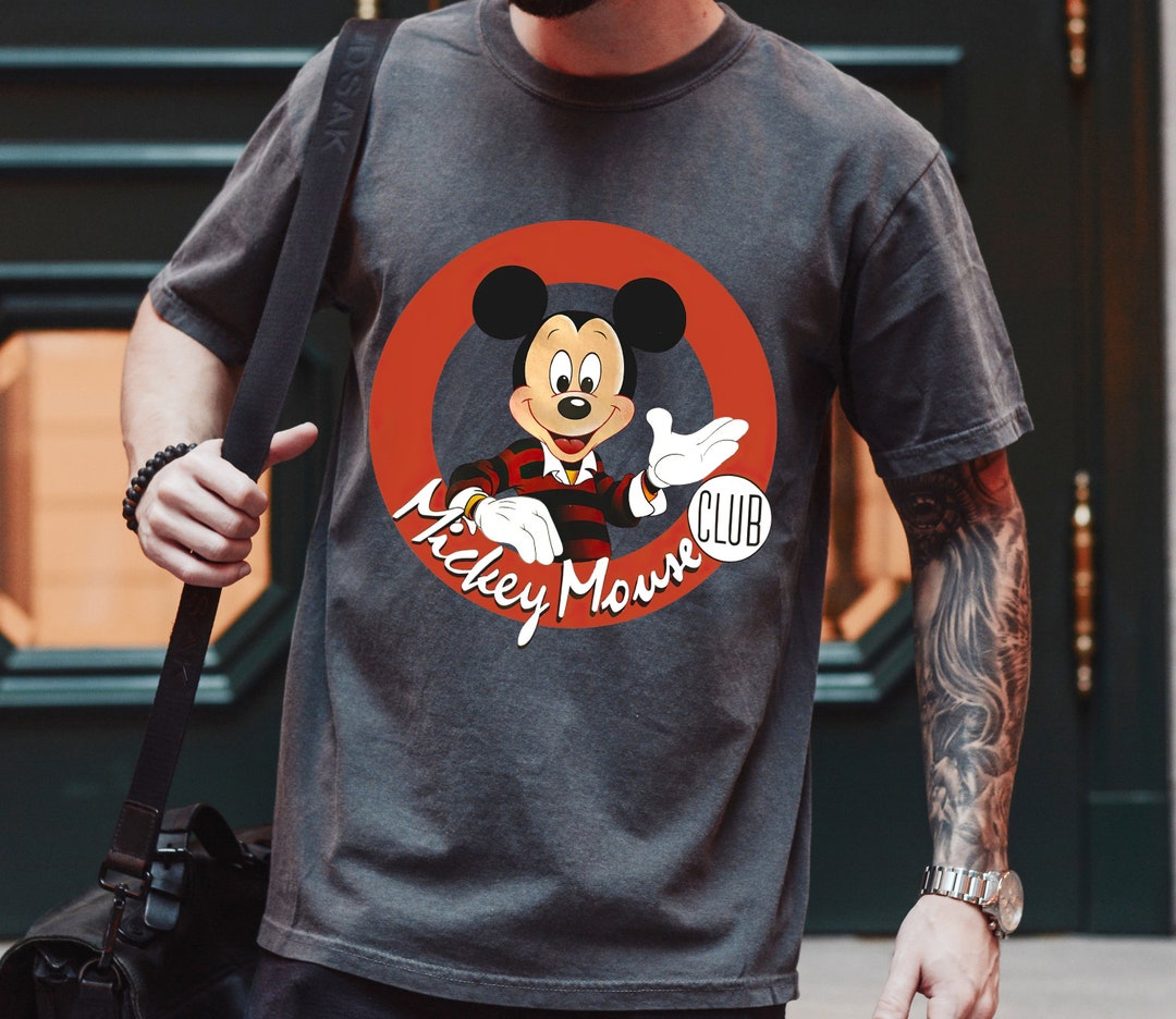 Maglietta Disney Retro Mickey Mouse Club 1928 Steamboat Willie