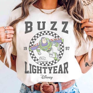 Retro Disney Pixar Toy Story Buzz Lightyear Shirt, Vintage Buzz Lightyear Portrait Shirt, Disneyland Trip 2026, Disneyland Trip Outfits image 3