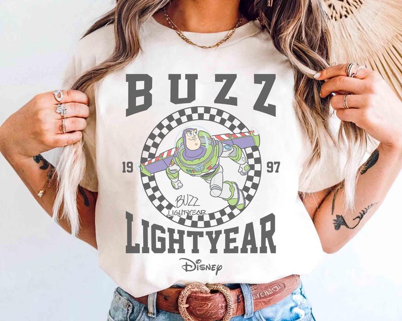 Retro Disney Pixar Toy Story Buzz Lightyear Shirt, Vintage Buzz Lightyear Portrait Shirt, Disneyland Trip 2026, Disneyland Trip Outfits image 3