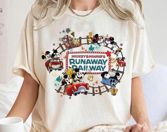Cute Disney Mickey & Minnie's Runaway Railway Chuuby Pulo Goofy Shirt, Magic Kingdom Shirt, Disneyland Trip Family Matching Outfits