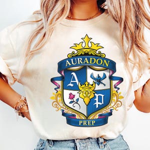 Disney Nachkommen Auradon Prep Crest T-Shirt, Nachkommen Film Shirt, Disneyland Reise Familie Passenden Outfits, Magic Kingdom Shirt