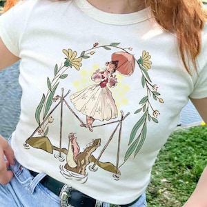 Felpa con fiore e funambolo, maglietta con funambolo della Haunted Mansion, completi coordinati per la famiglia di Halloween a Disneyland con tema "Foolish Mortal". immagine 2