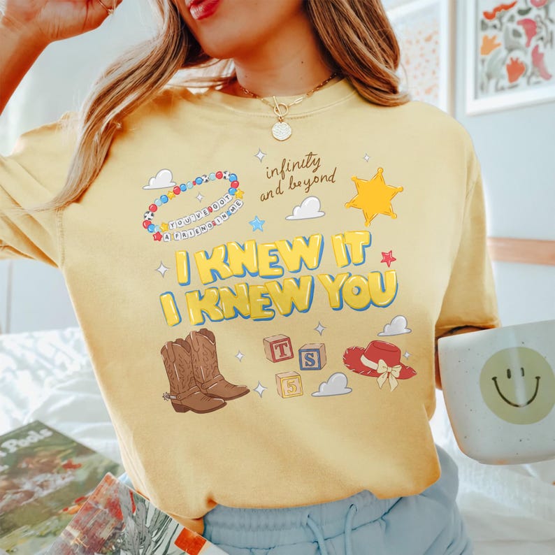 Disney Pixar Toy Story 5 Jessie Comfort Colors Shirt, TS I Knew It I Knew You Shirt, Disney Western Cowgirl Shirt, Disneyland Girl Trip Tee image 3