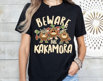 Camiseta vintage de Disney "Moana, Cuidado con Kakamora", camiseta de Kakamora "Coconut Pirate", camiseta de Moana, conjuntos familiares para el viaje a Disneyland