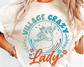 Disney Moana Shirt, Moana Village Crazy Lady Shirt, Disney Moana Tala Grandma Shirt, Disney Mother's Day Shirt, Disneyland Trip Shirt