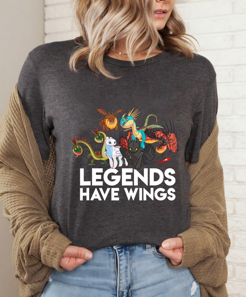 How to Train Your Dragons 3 Hidden World Legends Have Wings Etsy