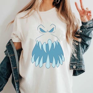 Camiseta de disfraz de malvavisco de Frozen 2 de Disney, camiseta de Anna y Elsa Queen de Disney, camiseta de Olaf y Sven, regalo para fiesta familiar en Disneyland 2026, camiseta navideña de Disney imagen 1