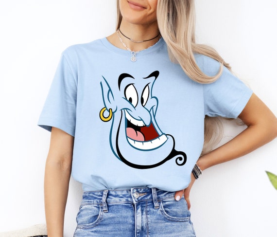 Disney Aladdin Genie Big Portrait Halloween Costume T-shirt, Aladdin Genie  Shirt, Disneyland WDW Trip Family Matching Outfits, Magic Kingdom - Etsy