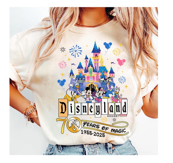 Disneyland 70th Anniversary Shirt, Mickey Ears 70 Years of