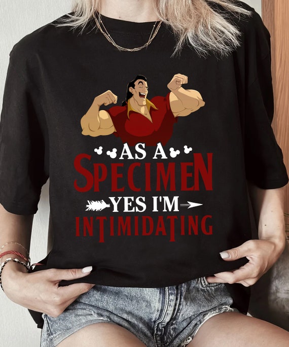 Disney Beauty and the Beast Gaston Shirt, as a Specimen Yes I
