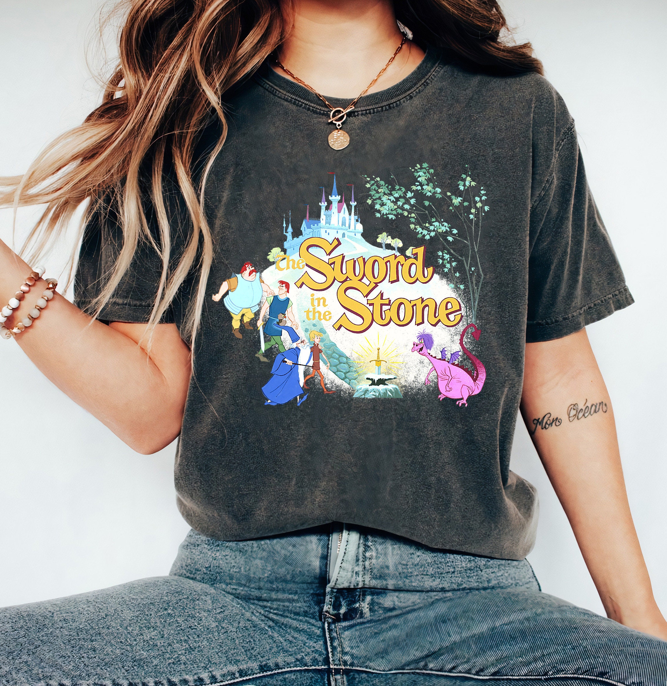 Disney the Sword in the Stone Retro T-shirt, Disneyland Trip Family Matching Outfits, Walt Disney World Magic Kingdom Shirt - Etsy Disney the Sword in the Stone Retro T-shirt, Disneyland Trip Family Matching Outfits, Walt Disney World Magic Kingdom Shirt - Etsy