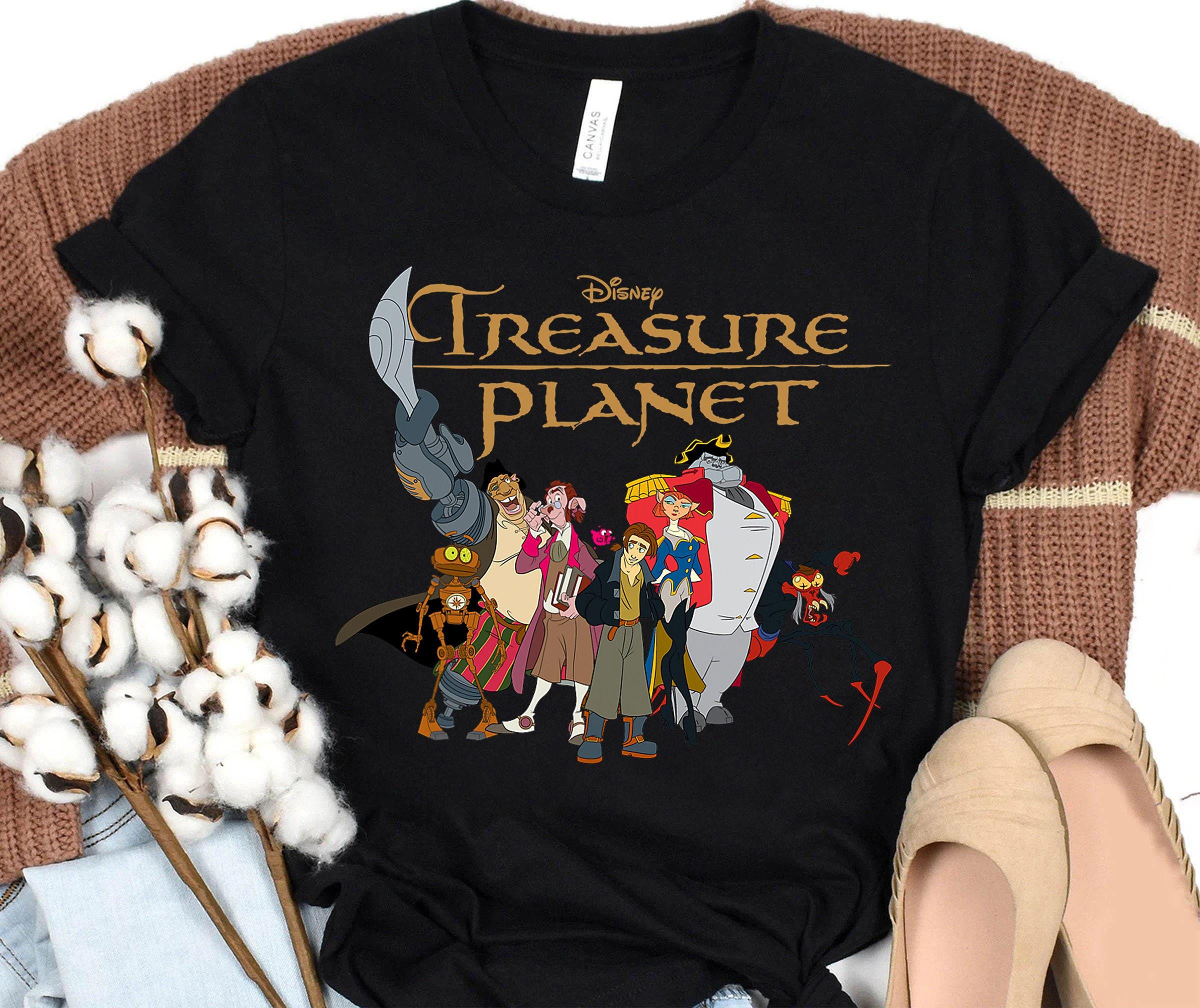 Disney トレジャープラネット ジャンパー ディズニー・トレジャープラネットのロゴとキャラクターのTシャツ