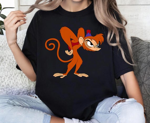 Disney Aladdin Angry Abu 90s T-shirt, Aladdin Characters Shirt