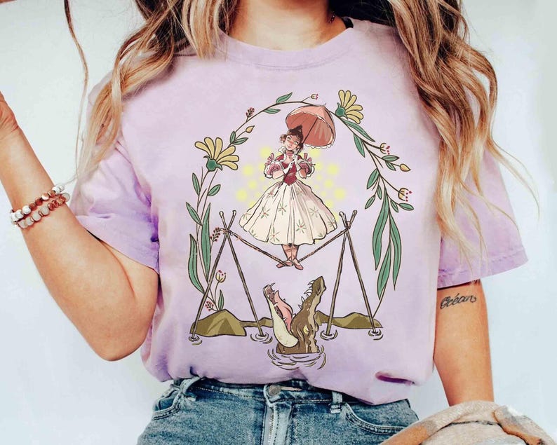 Felpa con fiore e funambolo, maglietta con funambolo della Haunted Mansion, completi coordinati per la famiglia di Halloween a Disneyland con tema "Foolish Mortal". immagine 4