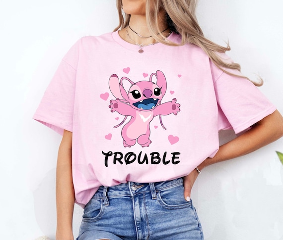 ディズニー スティッチとエンジェル ディズニー カップルTシャツ