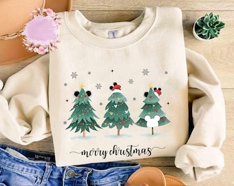 Disney Mickey Mouse Merry Christmas Tree T-Shirt, Disney Mickey's Very Merry Christmas Party 2026, Disneyland Xmas Family Matching Shirt