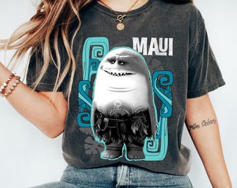 Disney Moana Maui Halbhai T-Shirt, Moana Maui Shirt, Maui Demigod Moana Shirt, Disneyland Familie Passende Outfits, Disneyland Reise 2026
