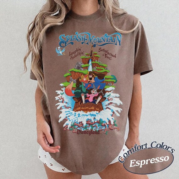 Vintage Disneyland Splash Mountain Shirt, Vintage Disney, Disney