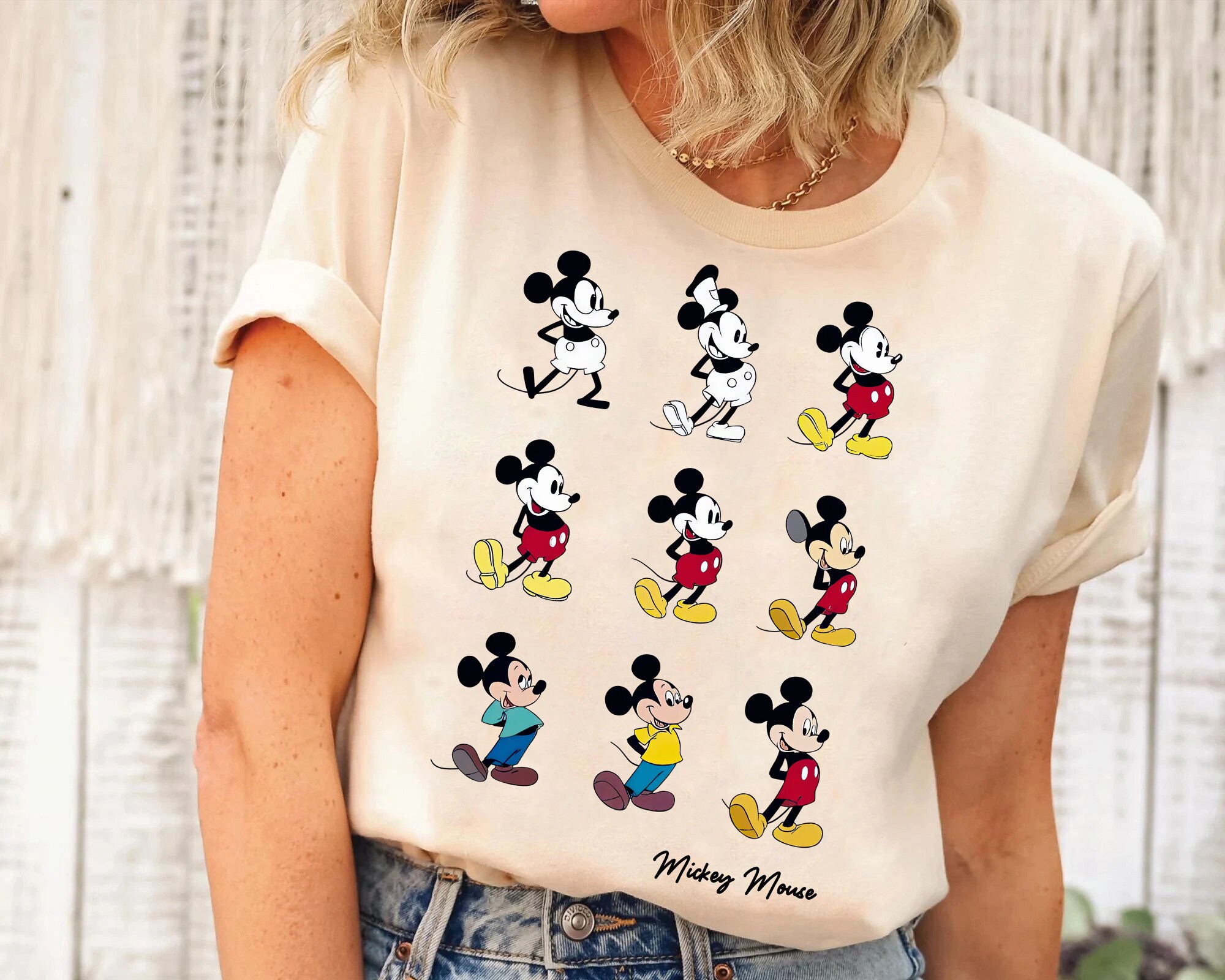 Mickey Through Years Etsy