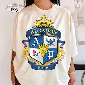 Disney Descendants Auradon Prep Wappen-T-Shirt, Descendants Film-Shirt, Partnerlook-Outfits für die ganze Familie im Disneyland, Magic Kingdom Shirt