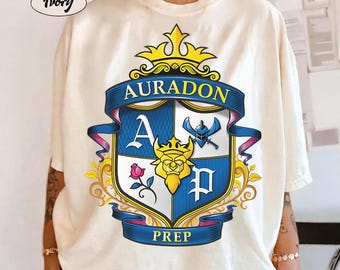Disney Descendants Auradon Prep Crest T-Shirt, Descendants Movie Shirt, Disneyland Trip Family Matching Outfits, Magic Kingdom Shirt