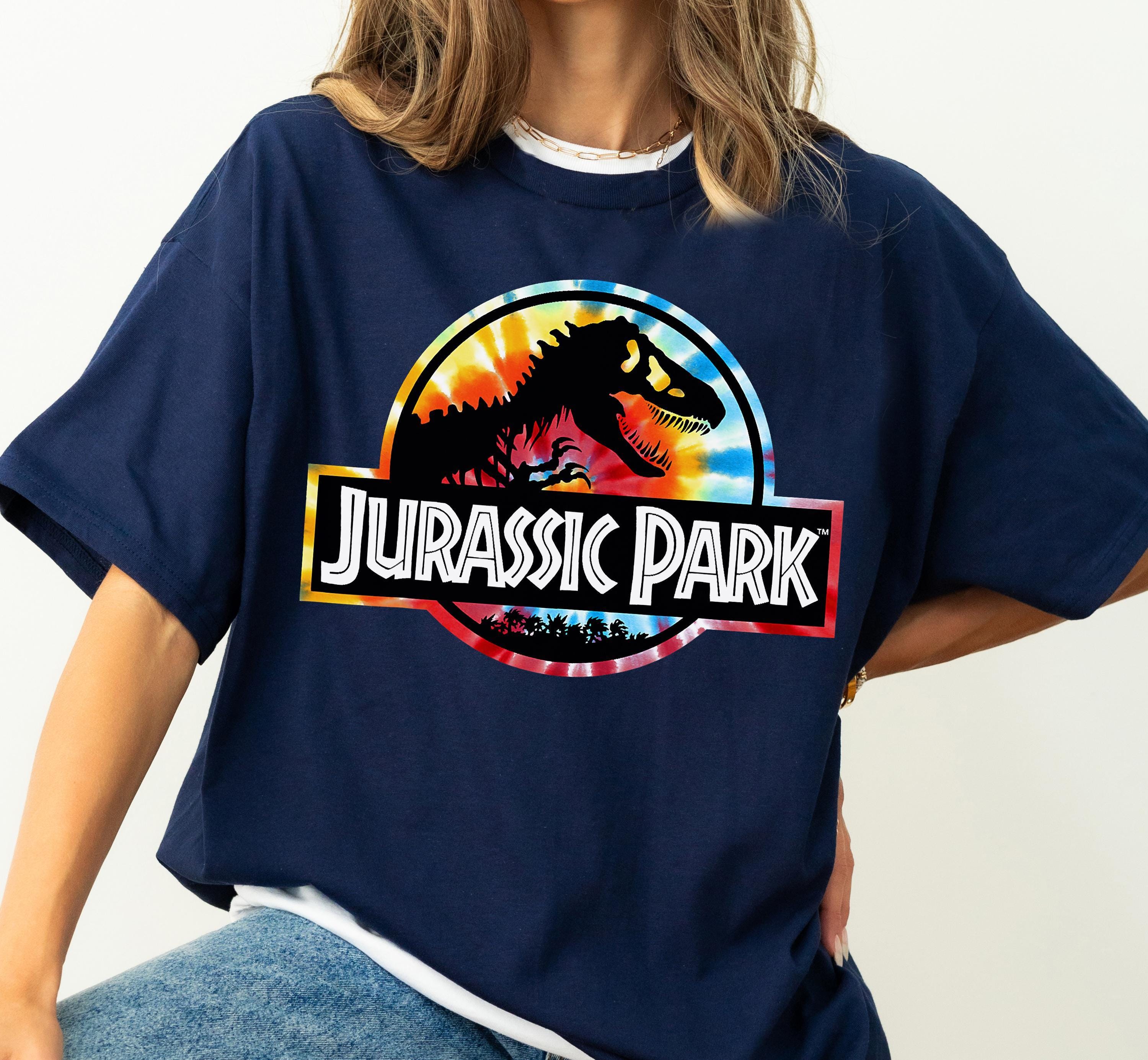 ヴィンテージ ジュラシック・パーク タイダイ サークル ロゴ 