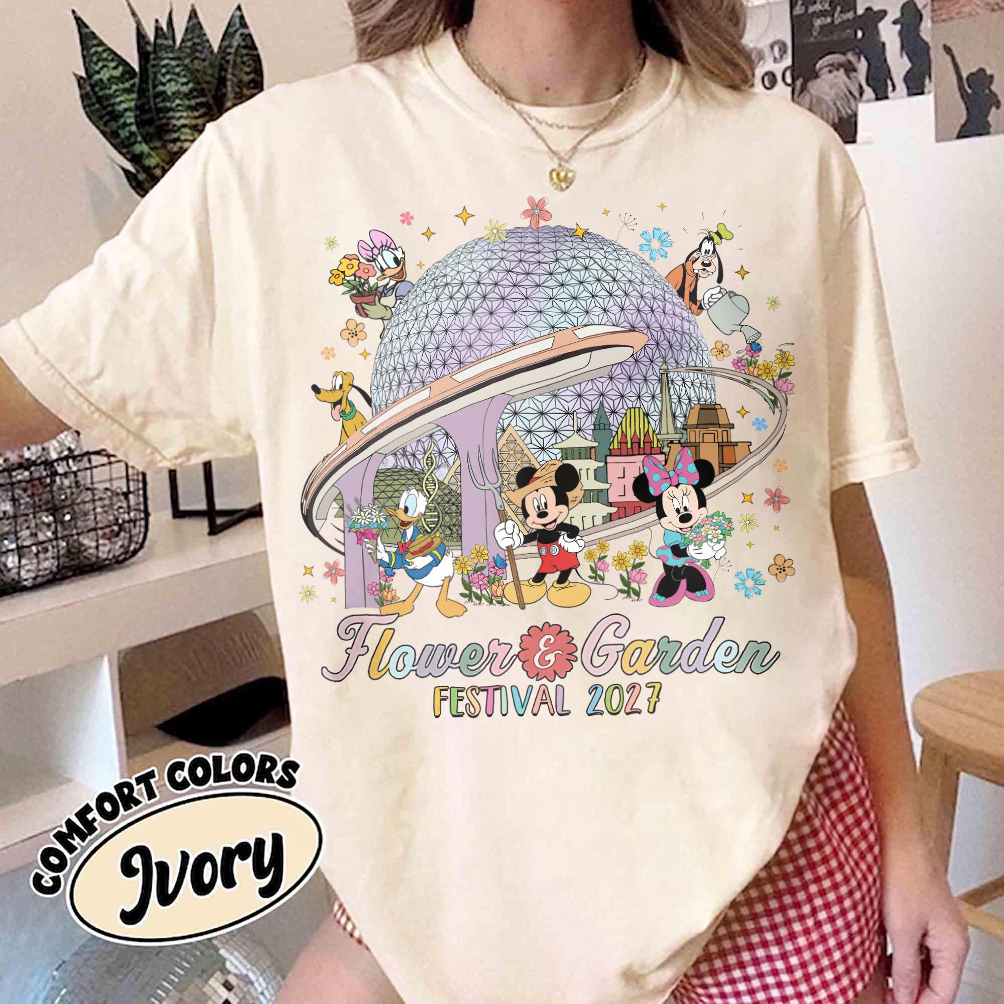 Disney Flower & Garden Festival Shirt, Mickey N Friends Disney 