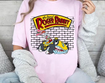 k*5様 CBCW キャラ Tシャツ USA製 90s ディズニー ロジャーラビ レトロな90年代ロジャーラビットスウェットシャツ、誰がロジャー