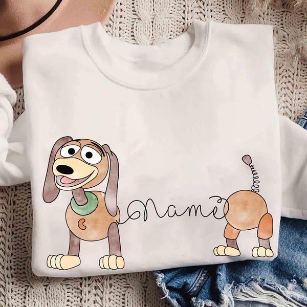 Personalized Disney Toy Story Slinky Dog Shirt, Disney Toy Story Funny Slinky Dog Shirt, Disneyland Family Vacation Matching Shirt