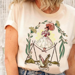 Sudadera de Equilibrista de Flores, camiseta de La Mansión Embrujada de Chica Equilibrista, atuendos familiares a juego de Halloween de Disneyland