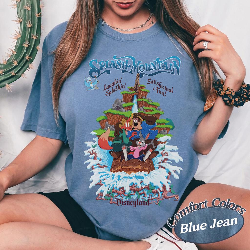 トップス Disneyland splash mountain tops Vintage Disneyland Splash Mountain Shirt, Vintage Disney, Disney