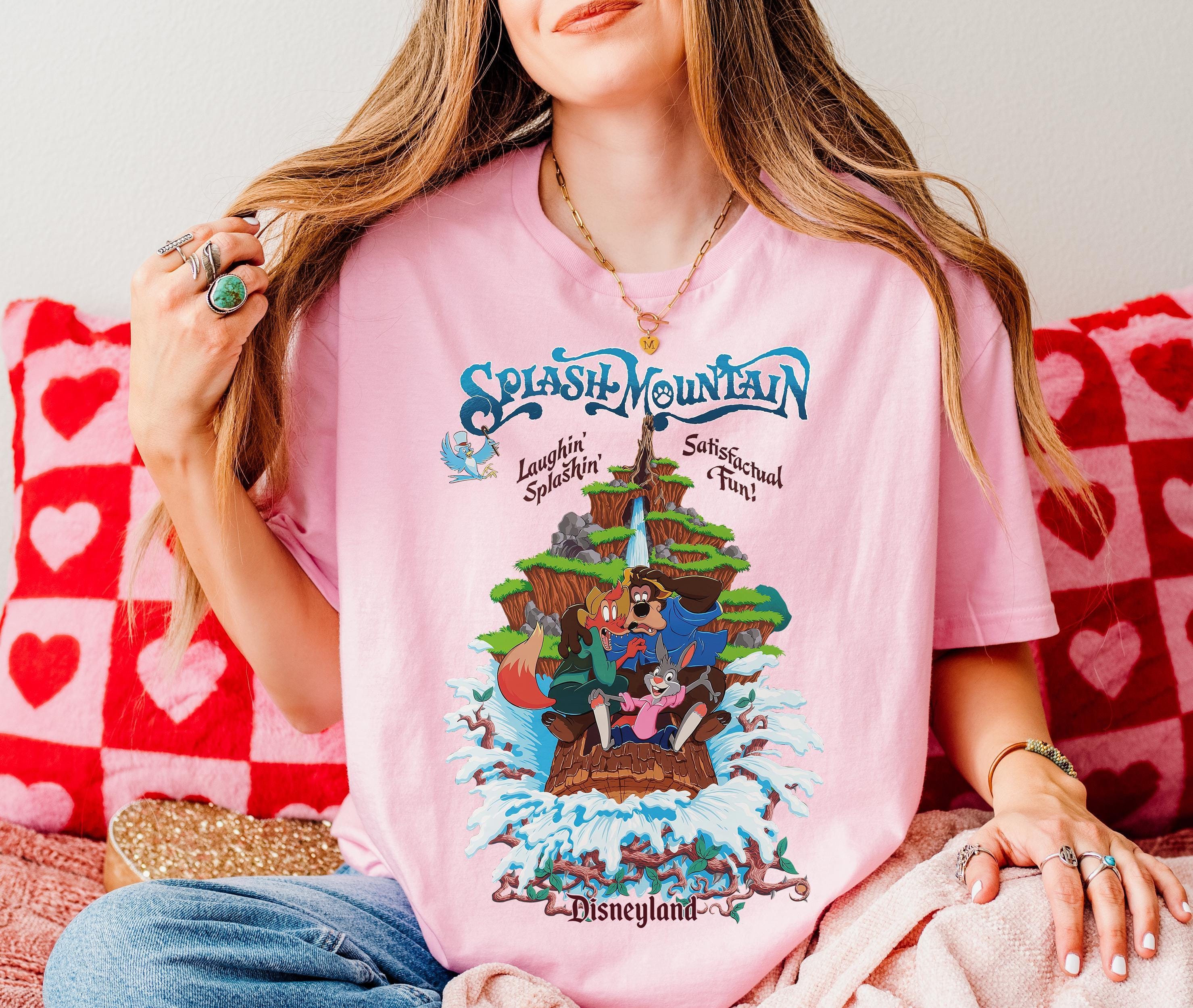 ヴィンテージ80s USA ディズニースプラッシュマウンテンTシャツ白 