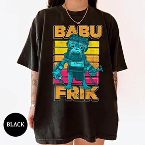 Star Wars The Rise Of Skywalker Babu Frik Pop Art Portrait T-Shirt , Galaxy's Edge Tee ,Star Wars Fan shirt, Disney's Hollywood Studio Shirt