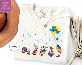 Disney Up Movie Kevin With Babies Mouse Balloons Shirt, Disneyland Family Vacation Trip Gift, Magic Kingdom Shirt, WDW Trip Shirt