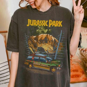 Jurassic Park Classic Logo Tie Dye Graphic Shirt, Jurassic Park