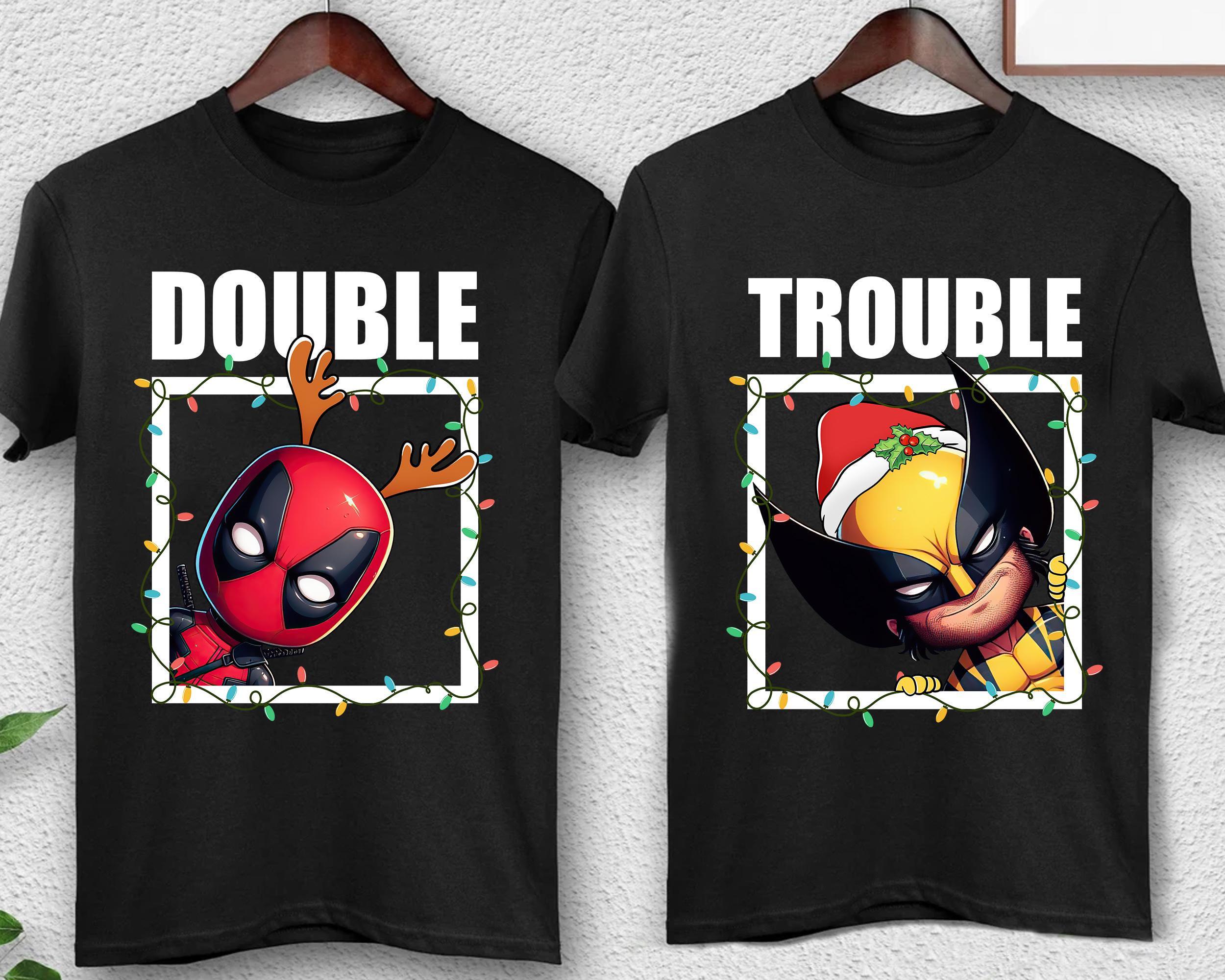 Maglietta Donna Marvel Deadpool Cappello Di Babbo Natale – Maniche Corte, 100% Cotone, Ufficiale - 2