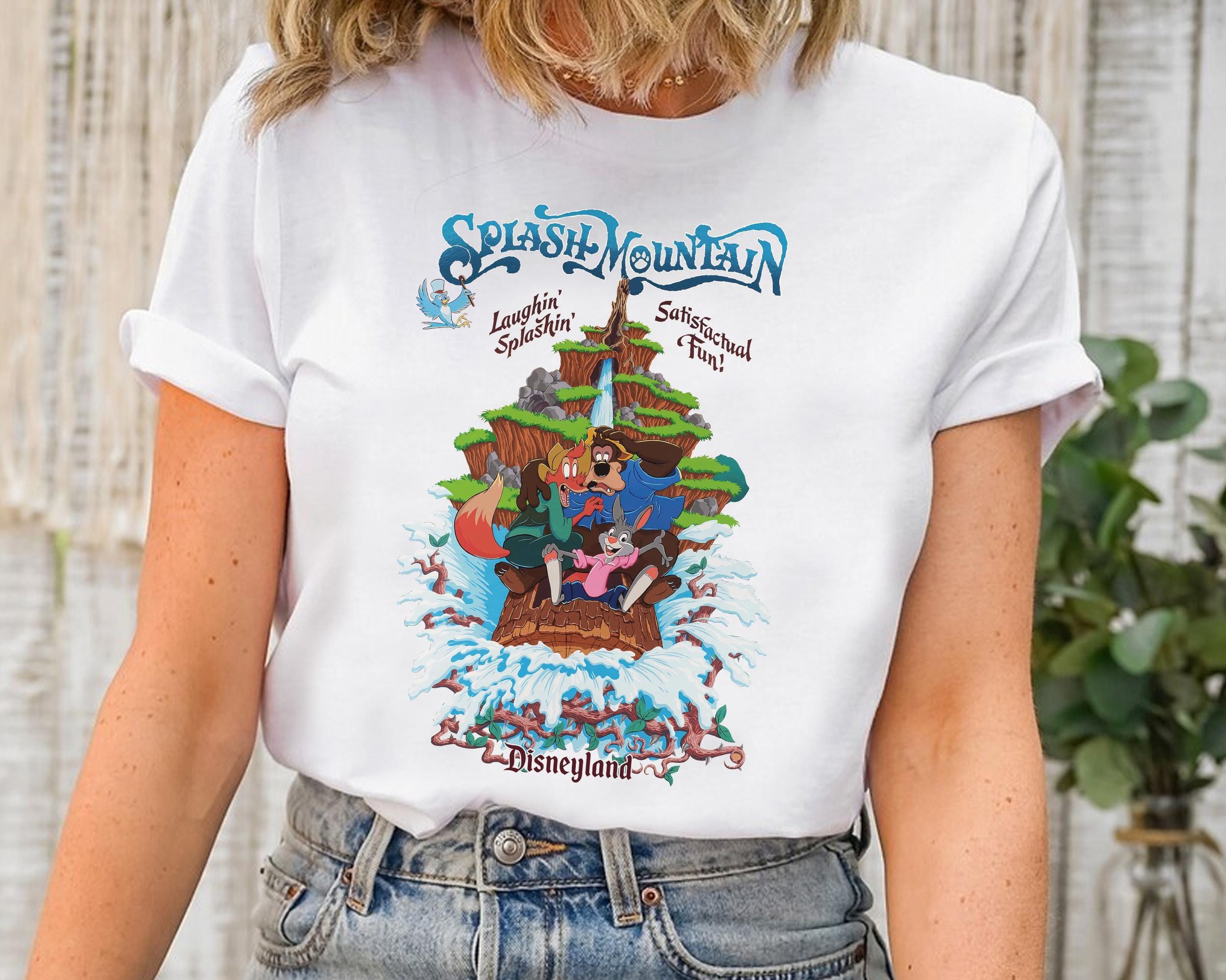 ヴィンテージ ディズニーランド スプラッシュマウンテン シャツ 