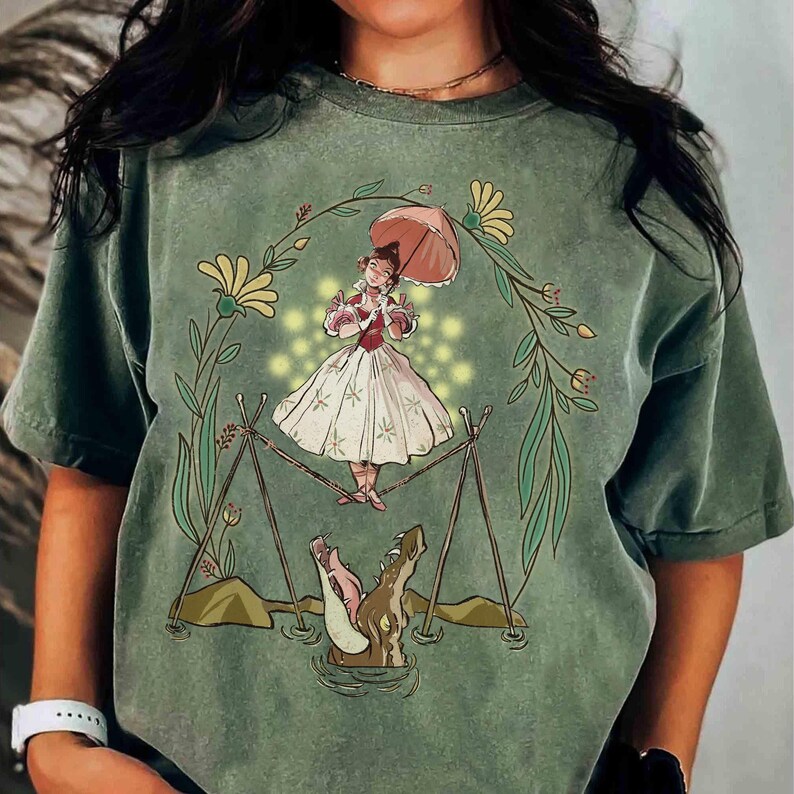 Felpa con fiore e funambolo, maglietta con funambolo della Haunted Mansion, completi coordinati per la famiglia di Halloween a Disneyland con tema "Foolish Mortal". immagine 6