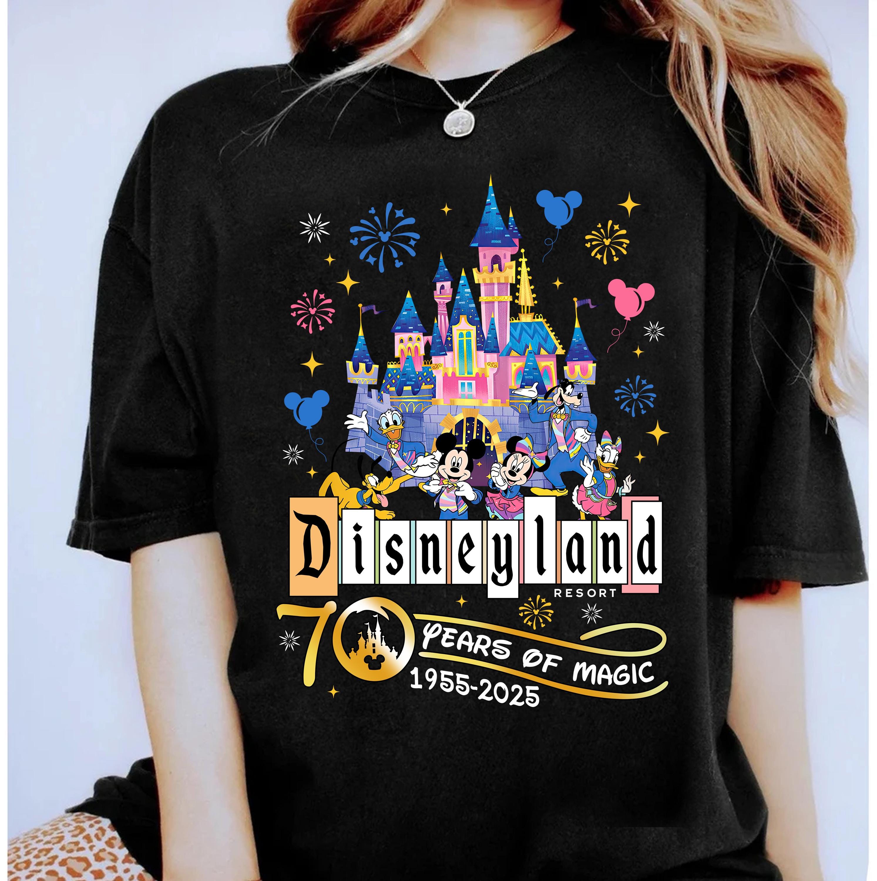 Disneyland 70 Tシャツ Mickey Mouse T-Shirt for Adults – Disneyland 70th
