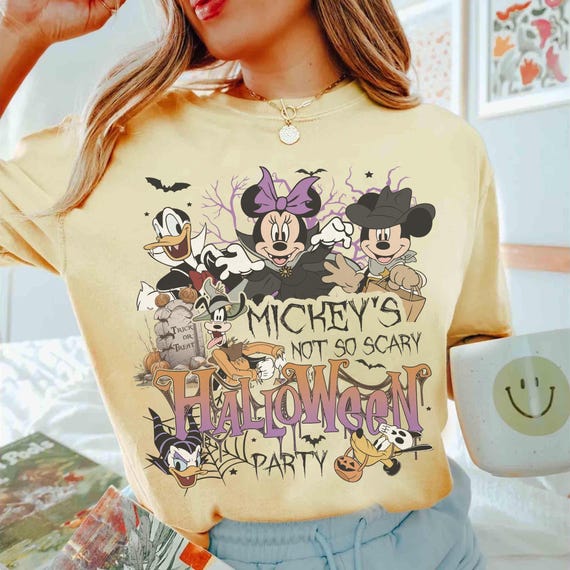 Disney Halloween Mickey's Not so Scary Party Shirt, Mickey and