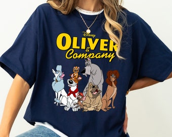 Vintage Disney Oliver and Company Group Retro 90s Shirt, Oliver, Dodger, Tito, Georgette, Francis, Einstein, Rita, Disneyland Family Shirt Vintage Disney Oliver and Company Group Retro 90s Shirt, Oliver, Dodger, Tito, Georgette, Francis, Einstein, Rita, Disneyland Family Shirt