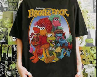 Disney Fraggle Rock Gruppe Umarmung Shirt, Disney Geburtstagsparty Shirt, Disneyland Reise Familie Passende Outfits