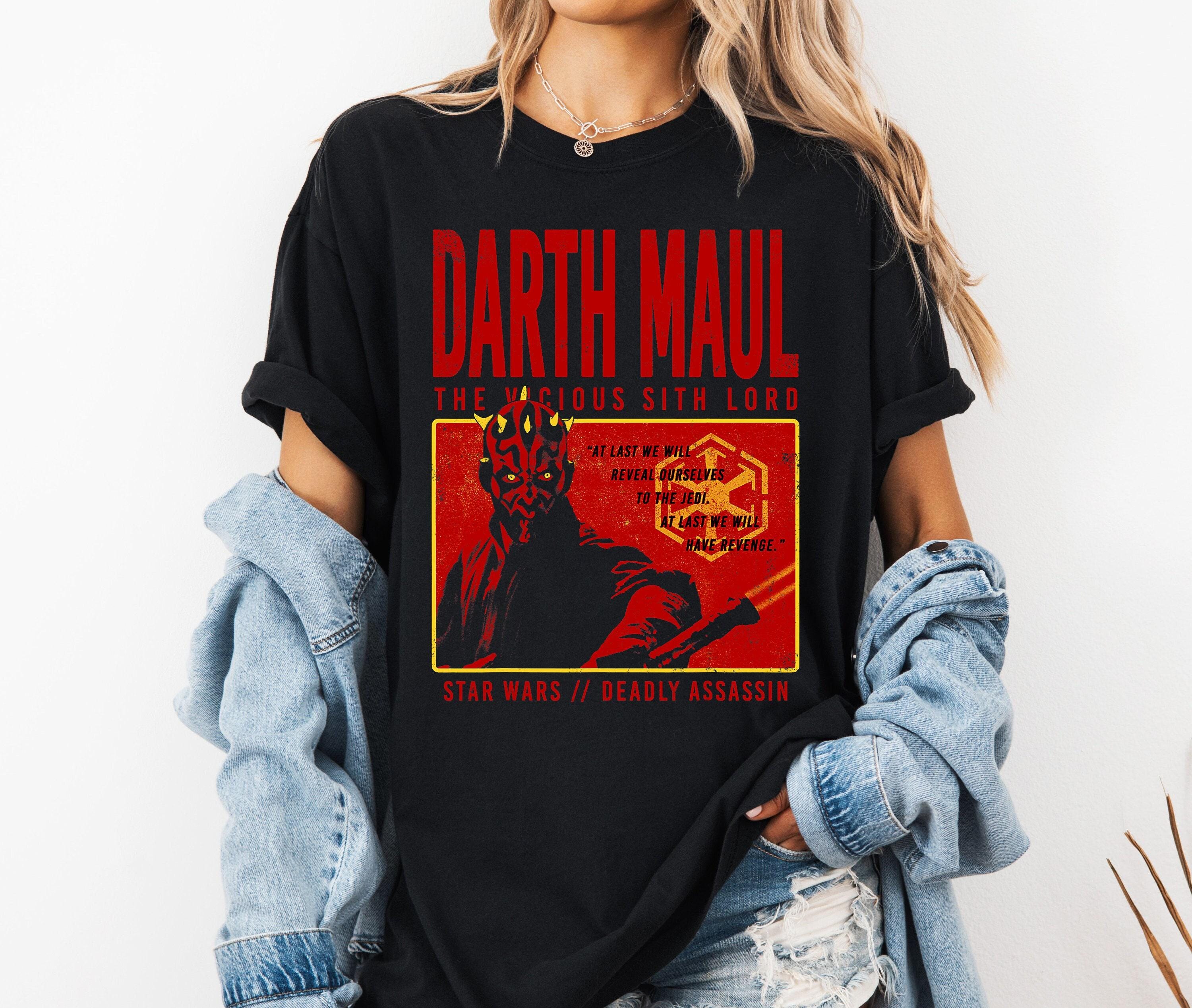 Star Wars Halloween Darth Maul the Vicious Sith Lord T-shirt 