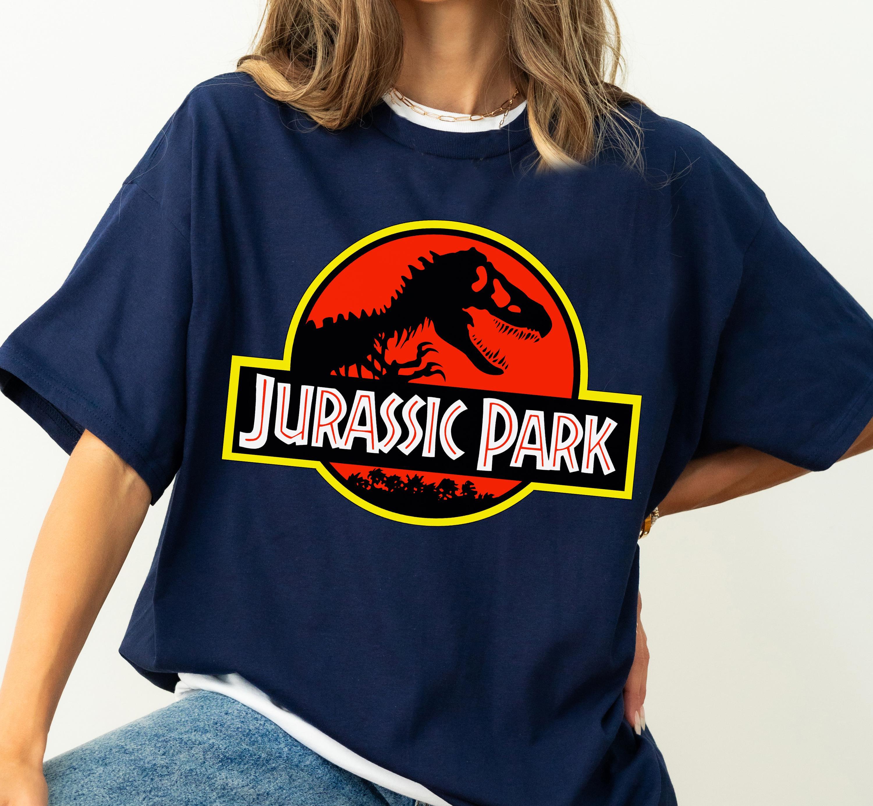 Jurassic Park da uomo Vintage T-Rex Break Out T-shirt